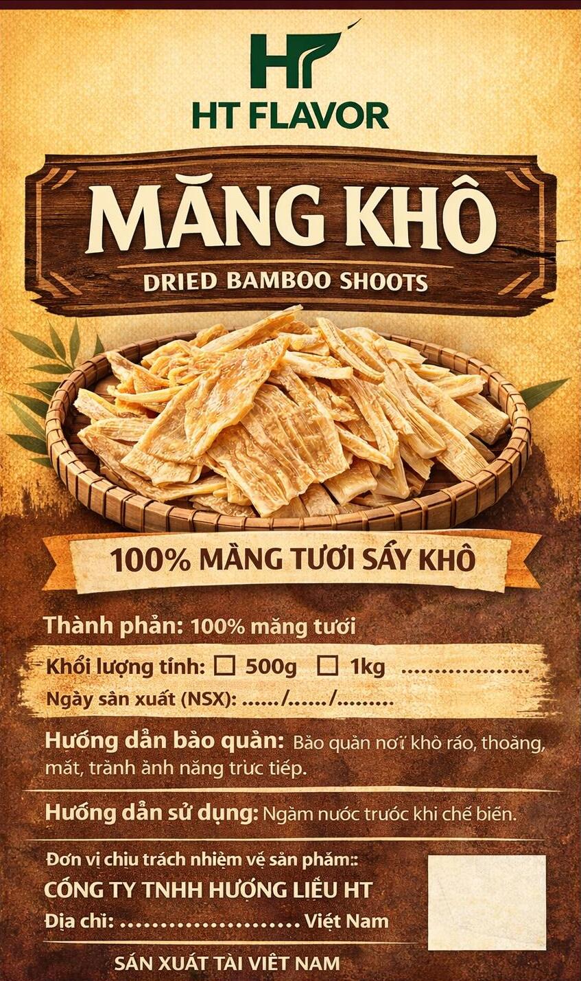 Măng khô HT Flavor